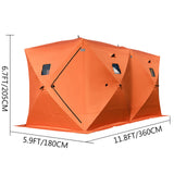 Windproof and Waterproof Ice Fishing and Camping Tent